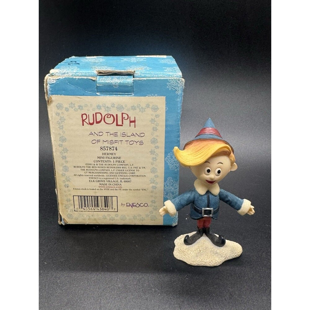 Enesco Rudolph Island of Misfit Toys Hermey Mini Figure 857874 Christmas